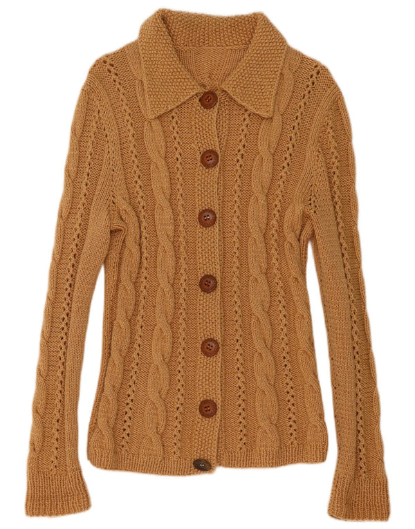 Vintage γυναικεία ζακέτα πουλόβερ UK 10 Small Beige