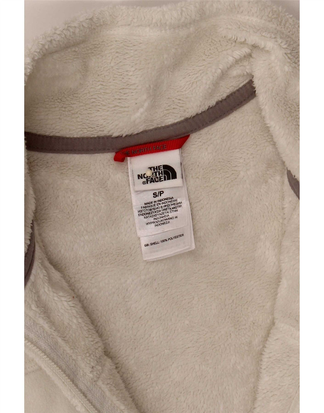 The North Face Γυναικείο Fleece Jacket UK 10 Small White Polyester