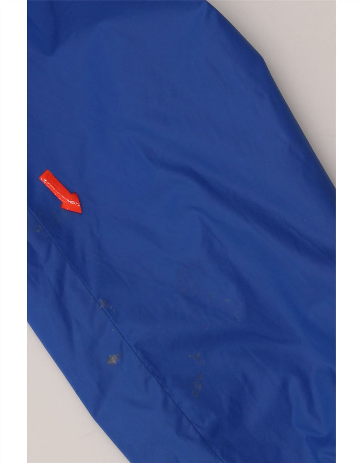 Carhartt Γυναικείο μπουφάν βροχής με κουκούλα UK 14 Medium Blue Colorblock Nylon