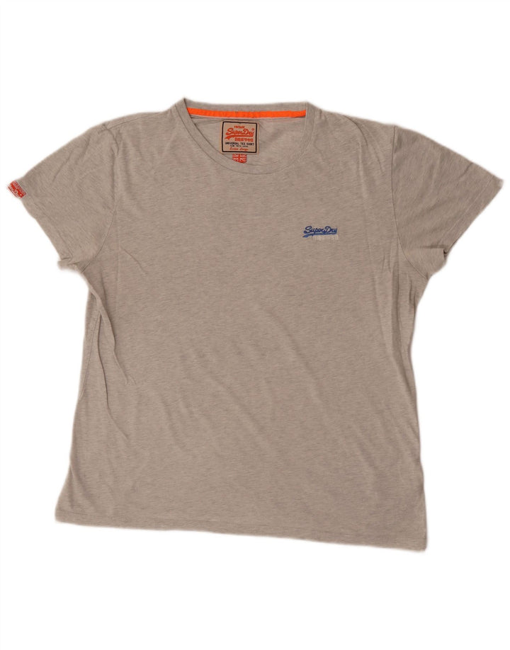 Ανδρικό γραφικό T-Shirt Superdry Top XL Γκρι βαμβακερό