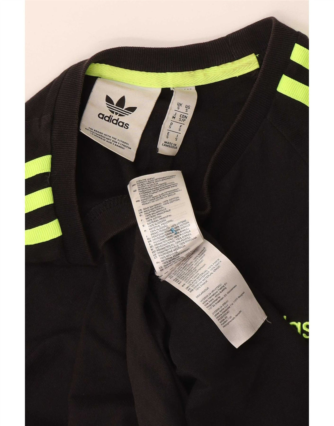 Ανδρικό T-Shirt Adidas Top Μικρό μαύρο βαμβακερό