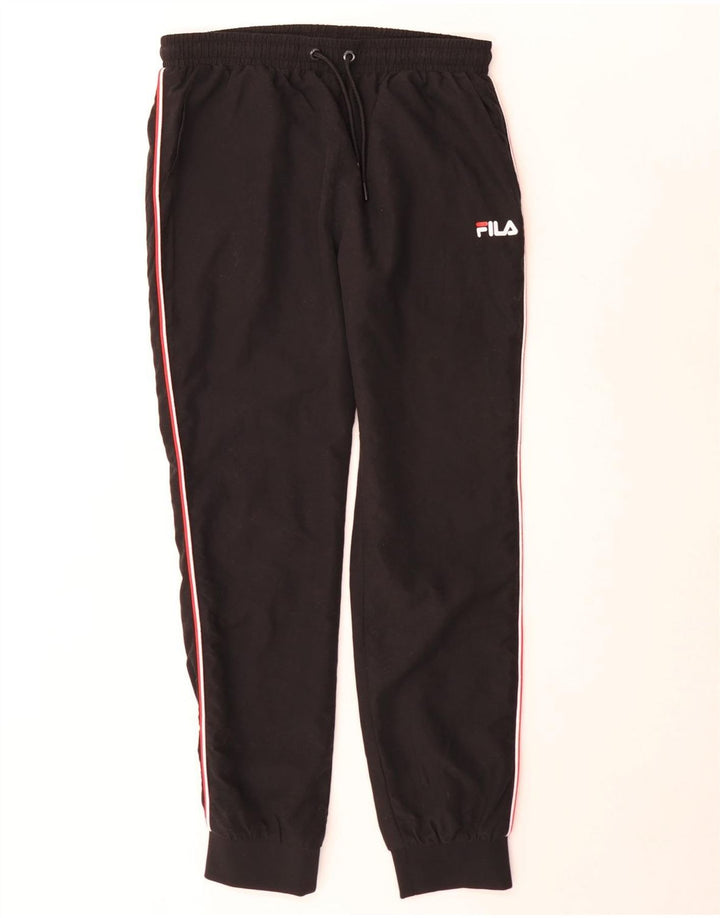 Ανδρική φόρμα Fila Παντελόνι Joggers Μικρό Μαύρο Πολυεστέρα