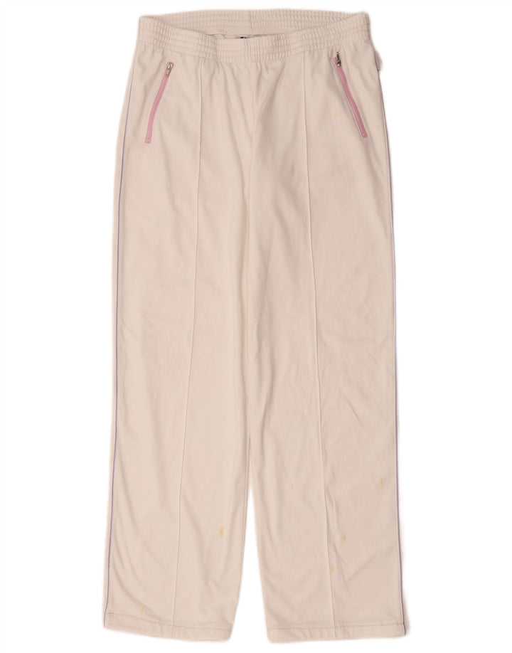 Champion γυναικεία αθλητική φόρμα παντελόνια UK 14 Large White Polyester