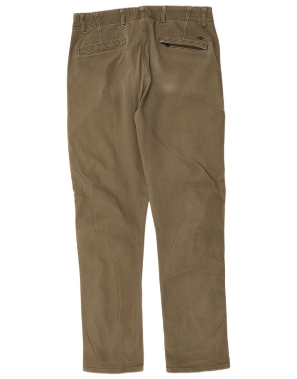 Dockers Ανδρικό Alpha Slim Παντελόνι Chino W32 L32 Χακί Βαμβακερό