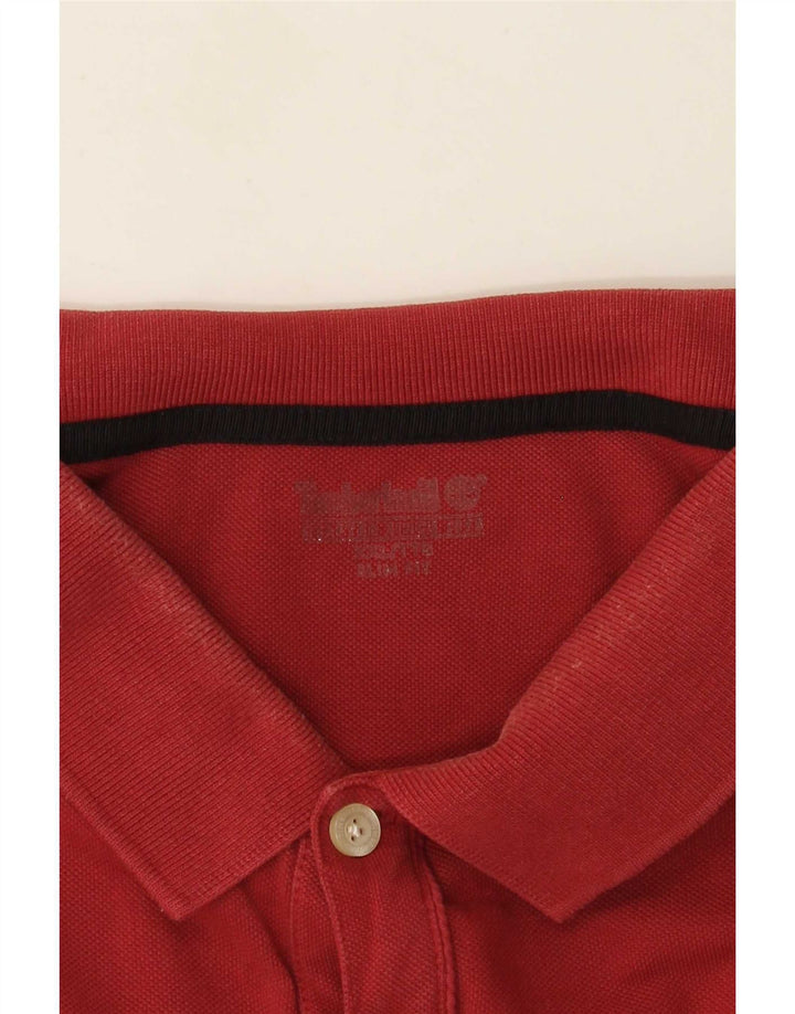 Ανδρικό μπλουζάκι Timberland Slim Fit Polo 2XL Κόκκινο