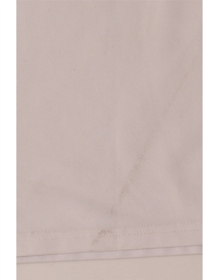 Calvin Klein Ανδρικό πουκάμισο Polo Large White Colourblock Polyester