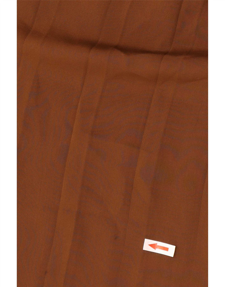 Massimo Dutti Γυναικεία Cullotes Παντελόνι Capri Μεγάλο W32 L22 Καφέ Πολυεστέρας