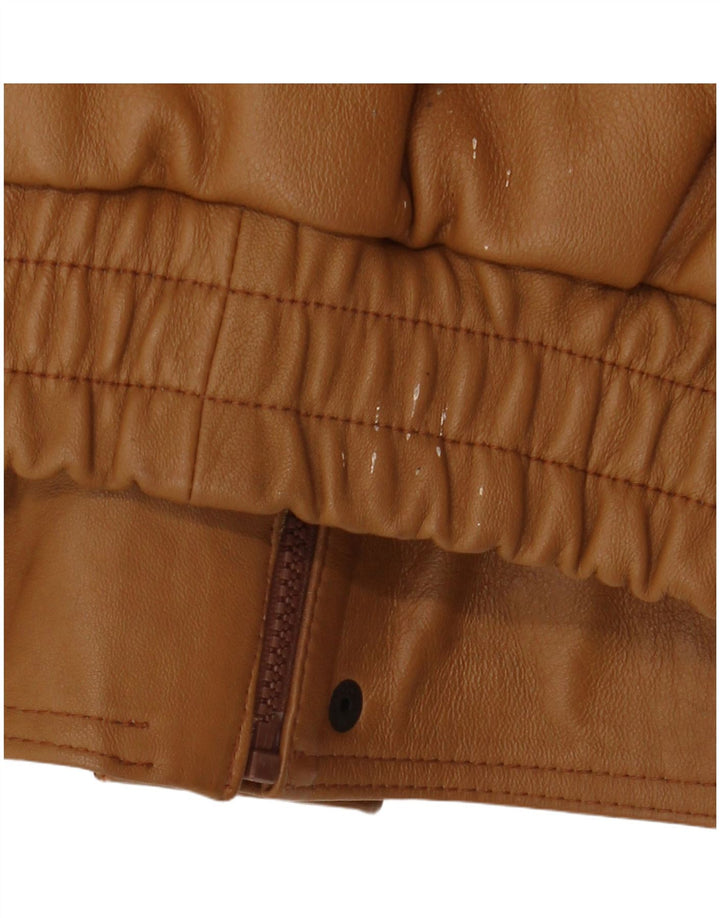 Ανδρικό Δερμάτινο Μπουφάν Pointers Loose Fit UK 38 Δερμάτινο μεσαίο καφέ