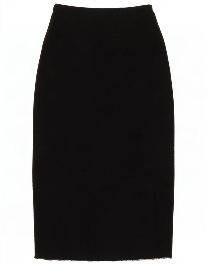 Zara Γυναικεία Pencil Φούστα Small W26 Μαύρη