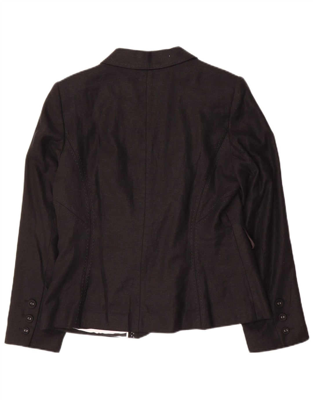 Marks & Spencer Γυναικείο Μπουφάν Blazer UK 14 Μεσαίο Μαύρο Λινό