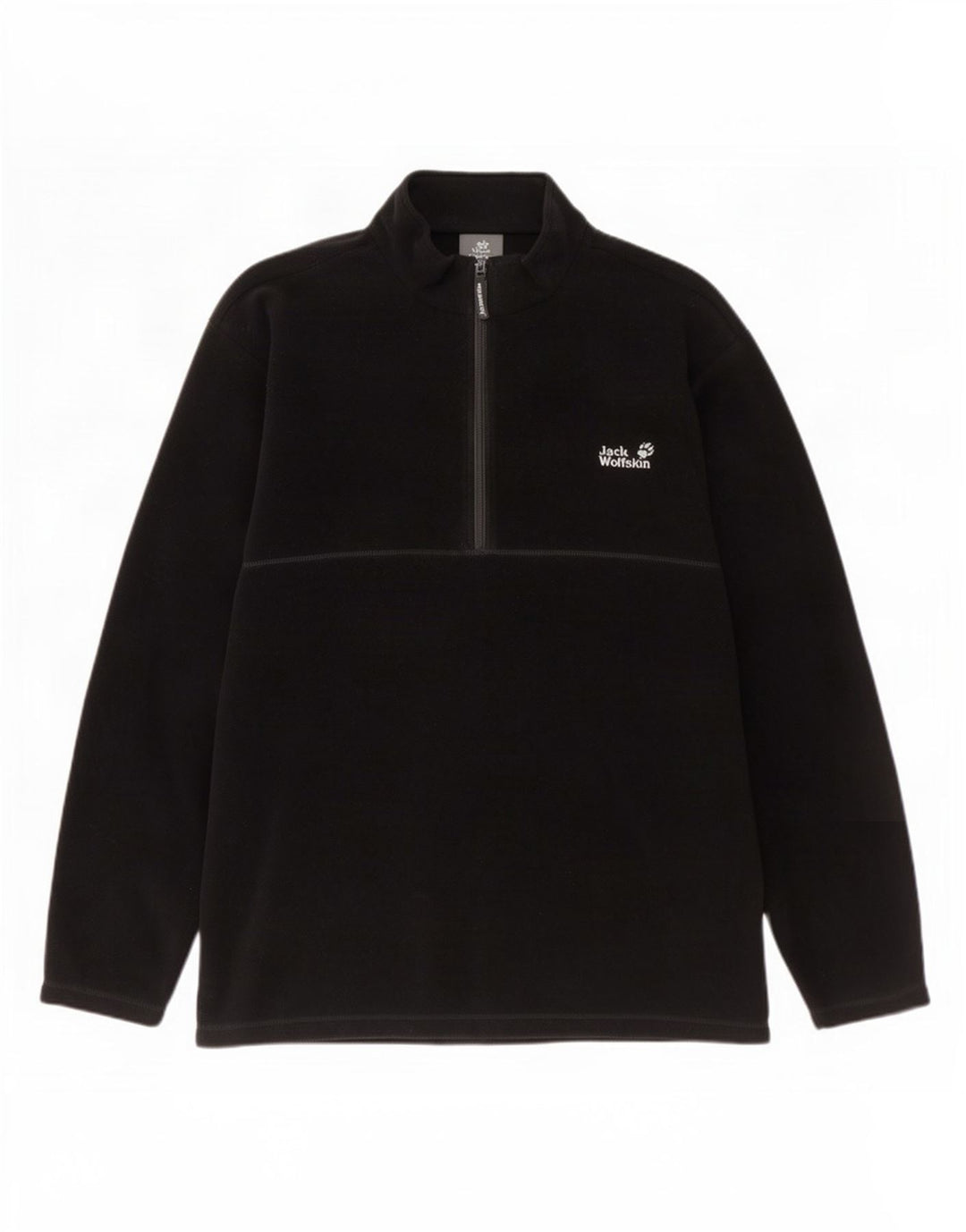 Jack Wolfskin Ανδρικό φερμουάρ Fleece Jumper 2XL μαύρο πολυεστέρα