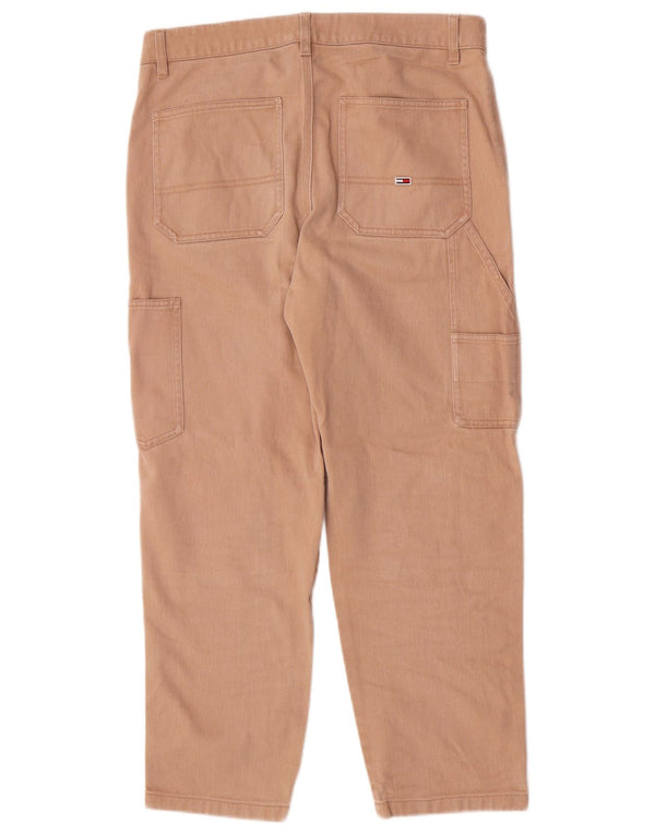 Tommy Hilfiger Γυναικείο Straight Cargo Cropped Παντελόνι W31 L25 Μπεζ βαμβακερό