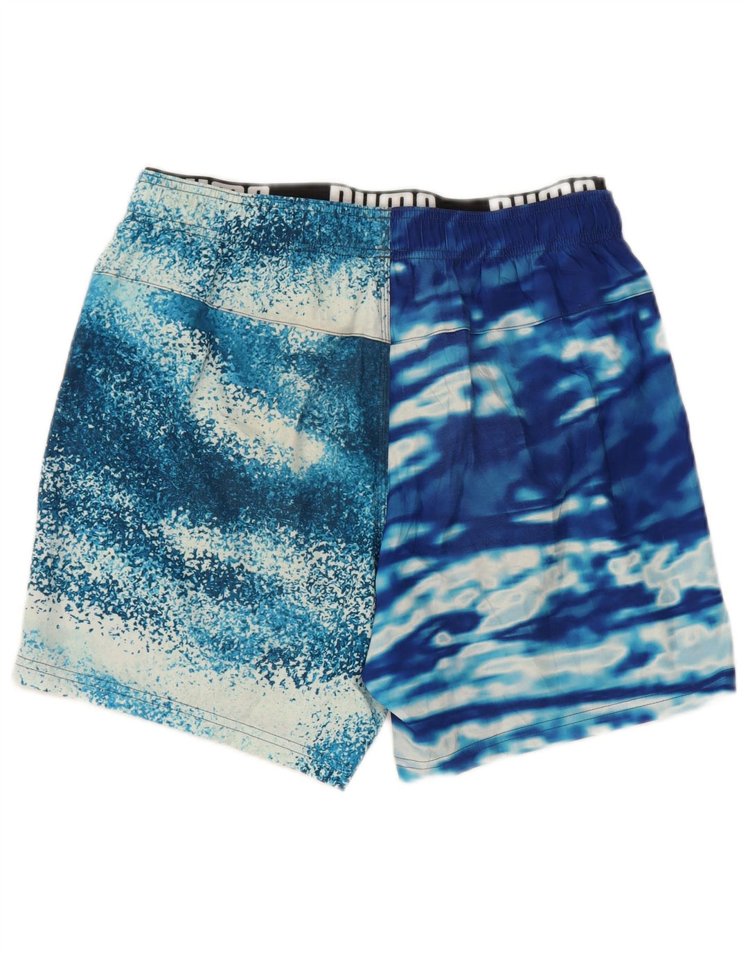 Ανδρικό σορτς κολύμβησης Puma μεσαίο μπλε Tie Dye Polyester