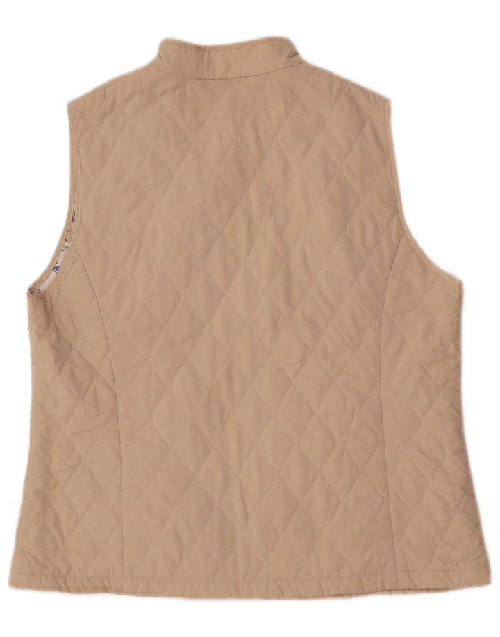 Marks & Spencer Γυναικεία Καπιτονέ Gilet UK 16 Large Beige