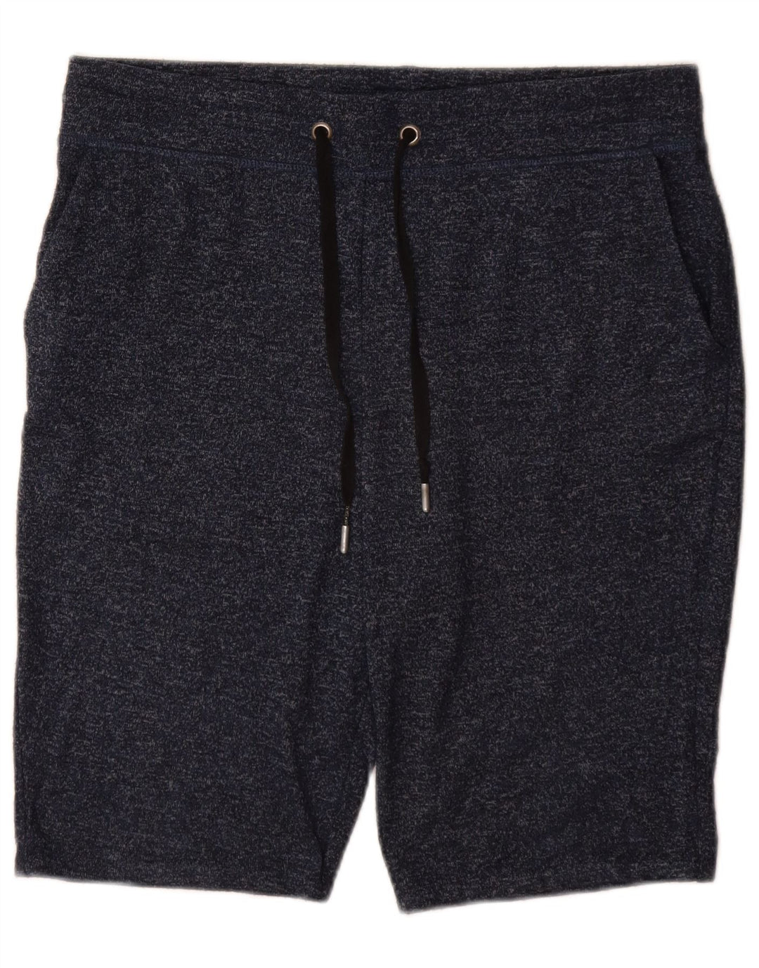 Marks & Spencer Γυναικείο αθλητικό σορτς UK 14 Large Navy Blue Flecked Polyester