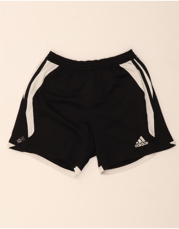 Ανδρικό σορτς Adidas Climalite Sport σορτς μεσαίου μαύρου χρώματος πολυεστέρας