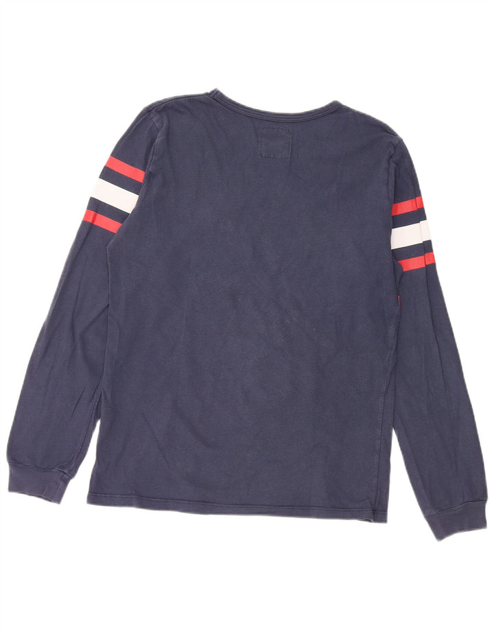 Γραφικό μπλουζάκι LEVI'S Boys μακρυμάνικο 15-16 ετών Navy Blue Colorblock