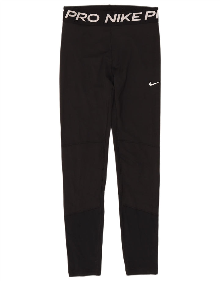 Γραφικό κολάν NIKE Girls Dri Fit 13-14 ετών XL μαύρο πολυεστέρα