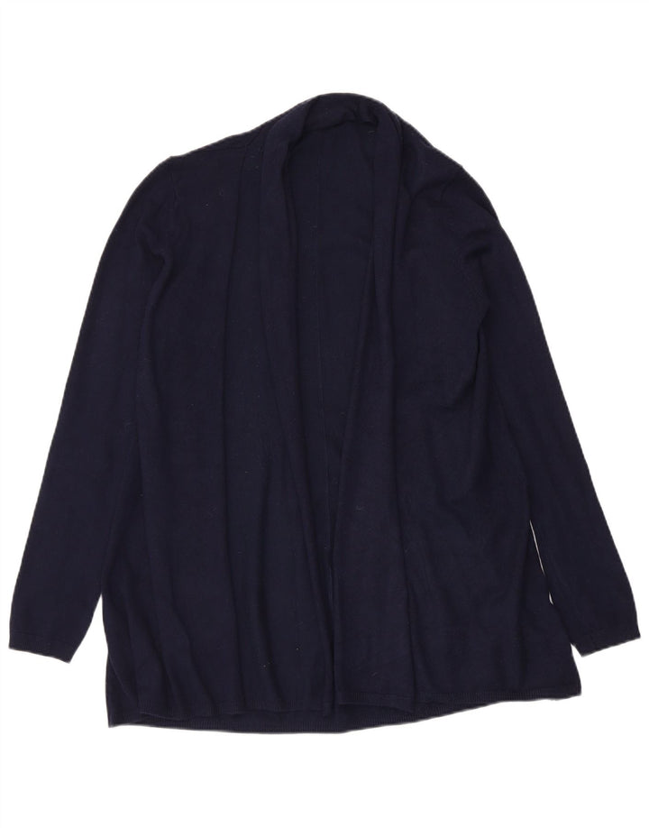 Zara Γυναικεία ανοιχτή ζακέτα UK 12 Medium Navy Blue