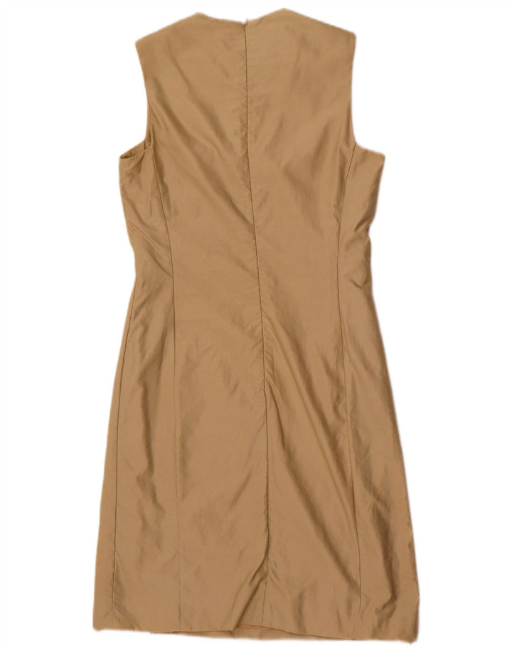 Γυναικείο αμάνικο φόρεμα Trussardi IT 40 Small Beige Polyamide