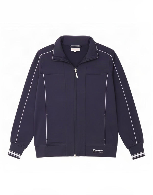 Champion Womens Easy Fit Top Jacket UK 10 Small Navy Blue