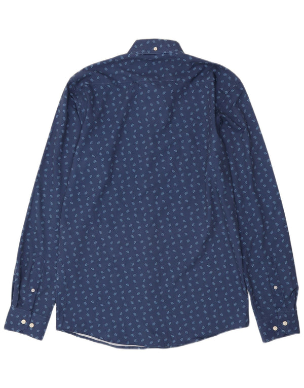 Ανδρικό πουκάμισο Ben Sherman Slim Fit Size 15 1/2 Medium Blue Floral Polyester
