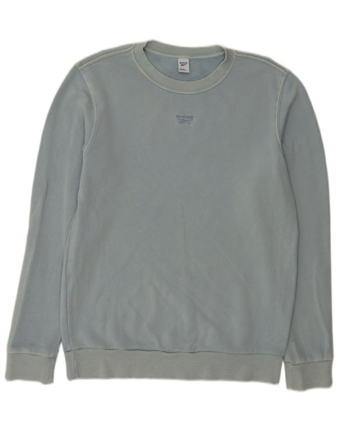 Reebok Γυναικείο Φούτερ Jumper UK 14 Μεσαίο Μπλε Βαμβακερό
