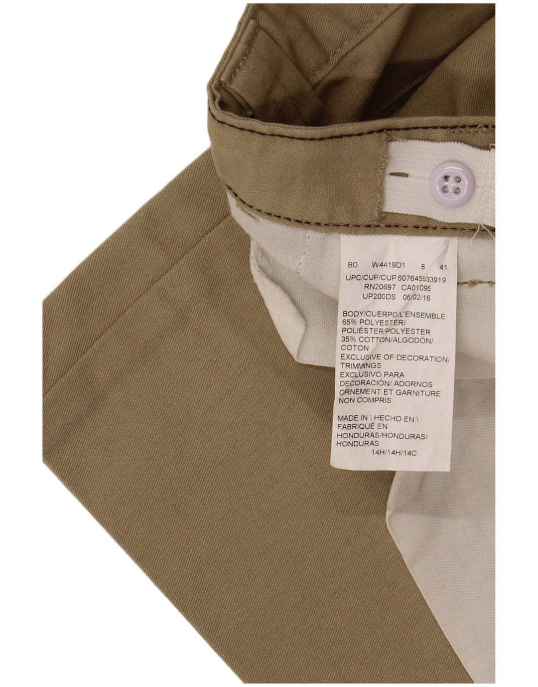 Dickies Boys Straight Cargo Παντελόνι 13-14 ετών W30 L25 Beige Polyester