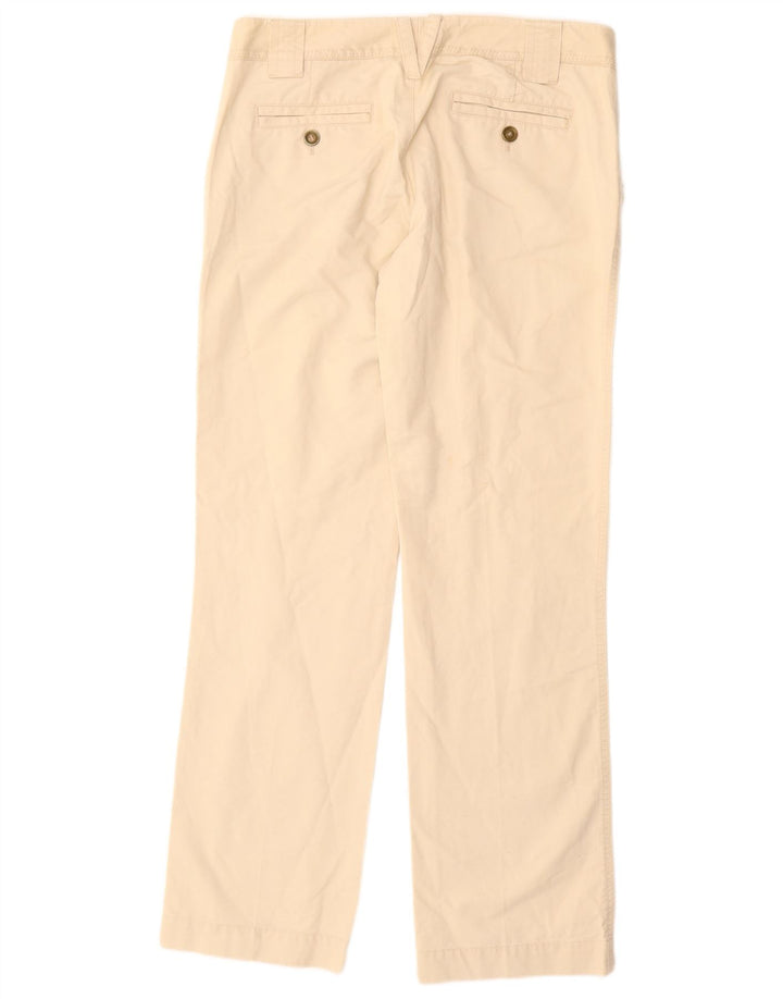 MASSIMO DUTTI Γυναικείο ίσιο παντελόνι Chino EU 42 Large W32 L33 Beige