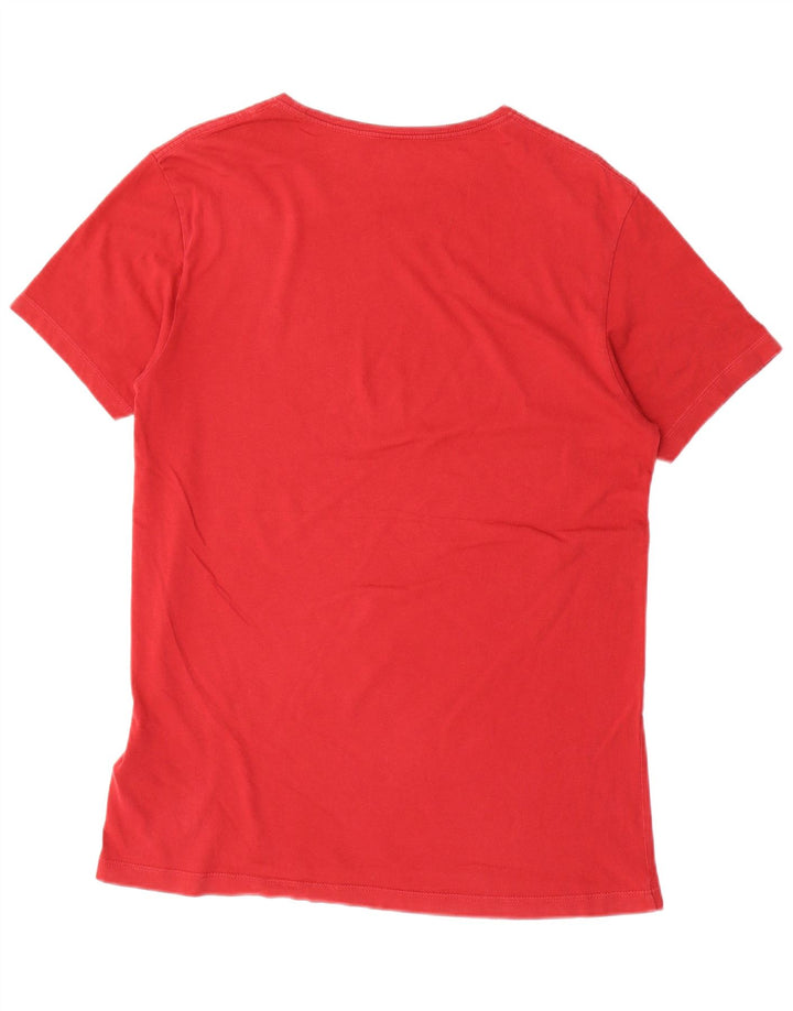 Ανδρικό T-shirt Timberland Slim Fit Top Μεσαίο κόκκινο βαμβακερό