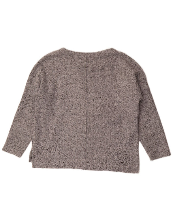 Marks & Spencer Γυναικείο πουλόβερ με λαιμόκαυστο UK 16 Large Grey Flecked
