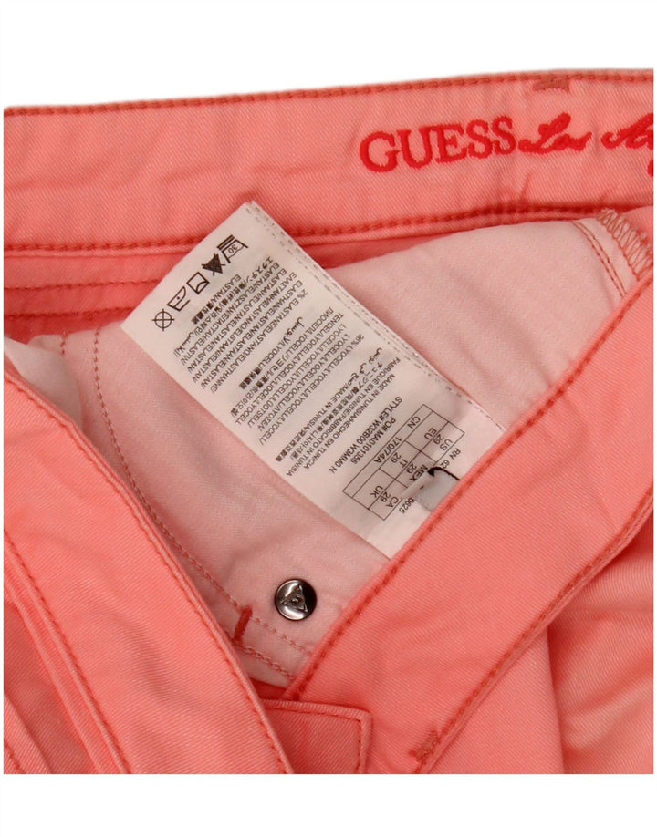 Guess Γυναικείο Slim Jeans W29 L26 Pink Lyocell