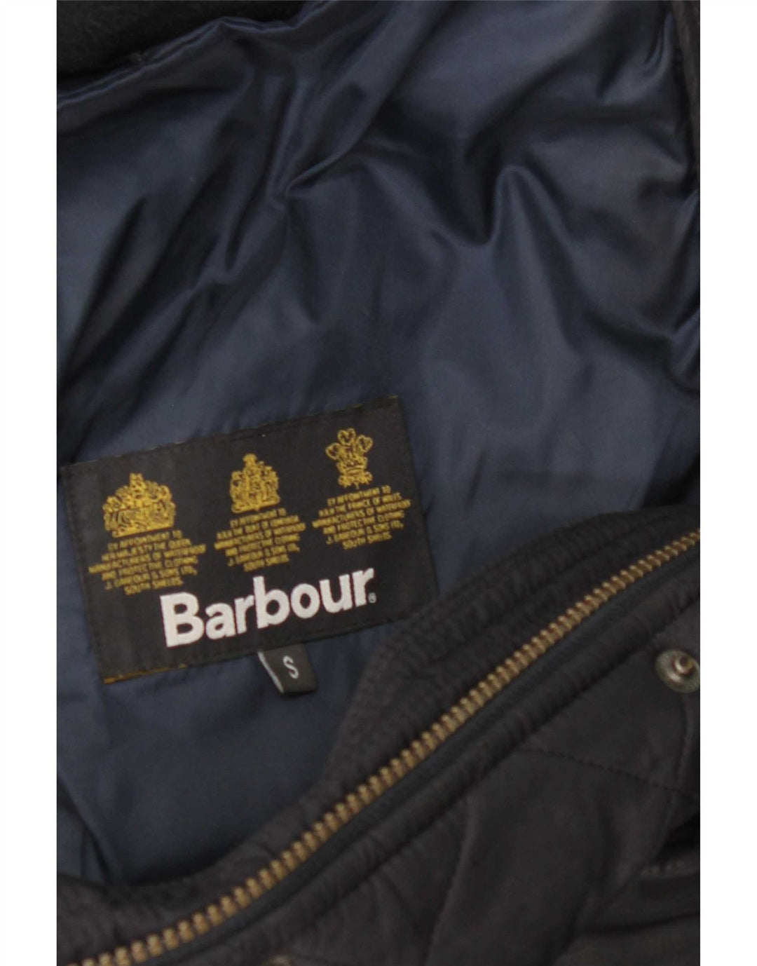 Ανδρικό καπιτονέ μπουφάν Barbour UK 36 Small Navy Blue Polyester