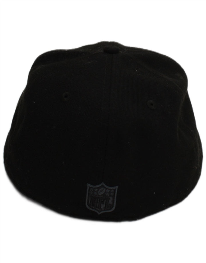 NFL Mens 59FIFTY Graphic Baseball Cap Large Black Polyester Sports
