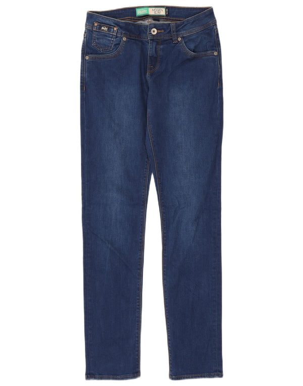 Superdry Womens Imogen Slim Jeans W26 L32 Blue Cotton