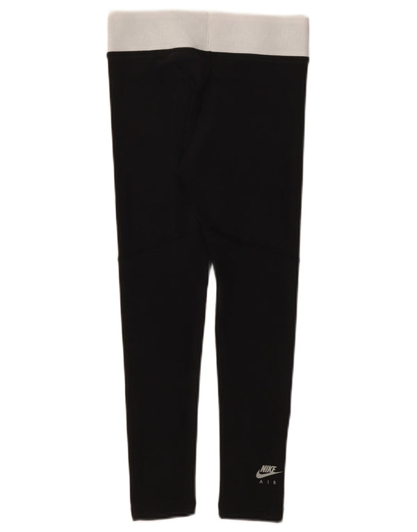 Γραφικό κολάν Nike για κορίτσια 8-9 ετών Small Black Colourblock Βαμβακερό