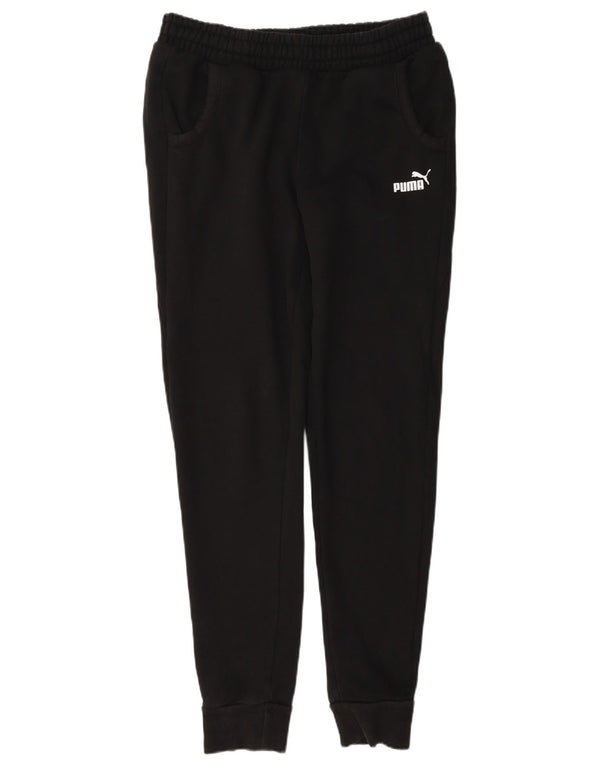 Puma Γυναικεία φόρμα παντελόνι Joggers UK 10 Small Black Cotton