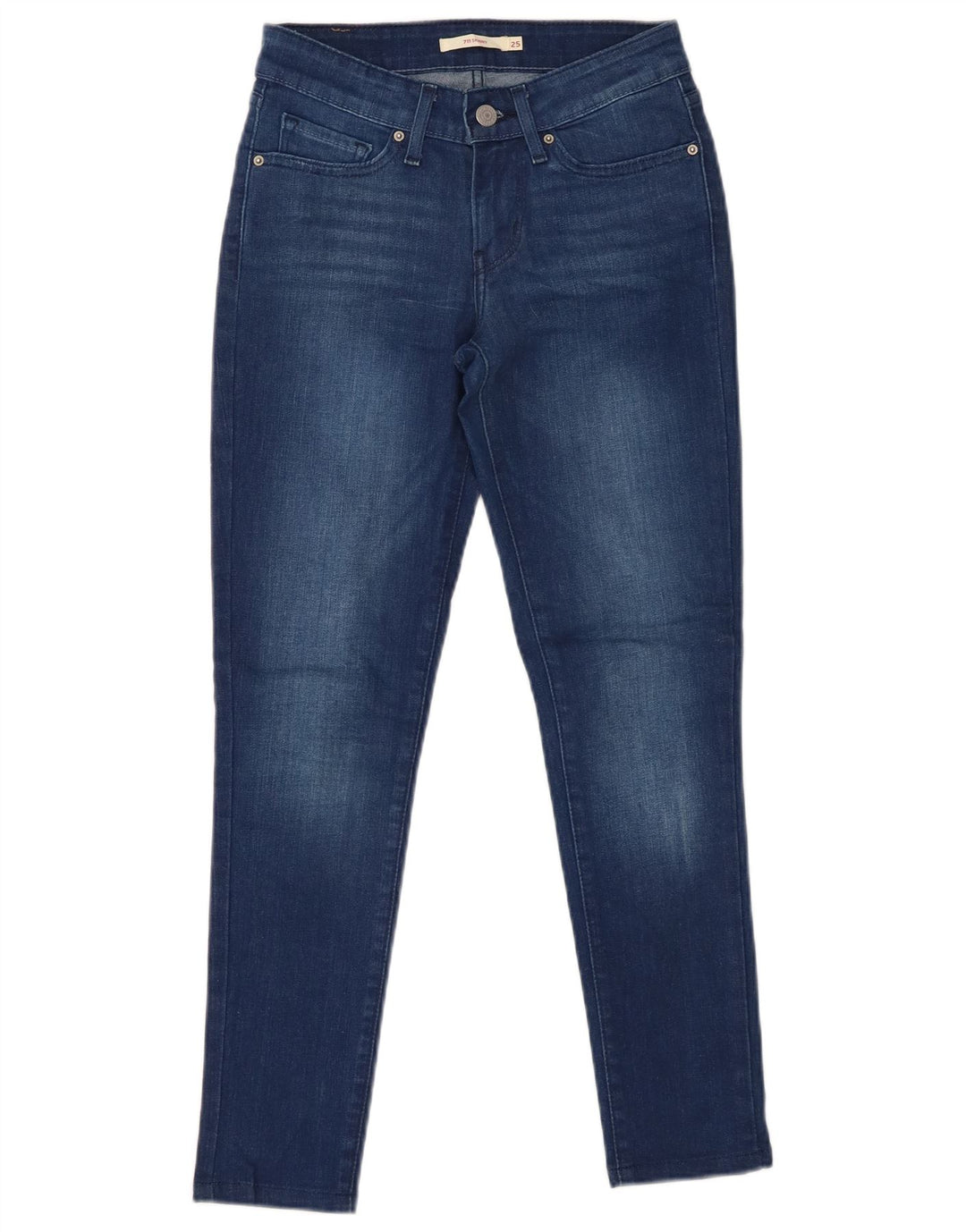 LEVI'S Γυναικείο 711 Skinny Jeans W25 L26 Μπλε Βαμβακερό
