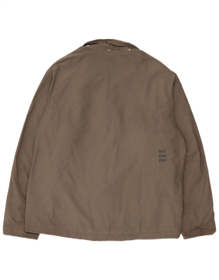 Adidas Ανδρικό μπουφάν βροχής UK 40 Large Khaki Nylon