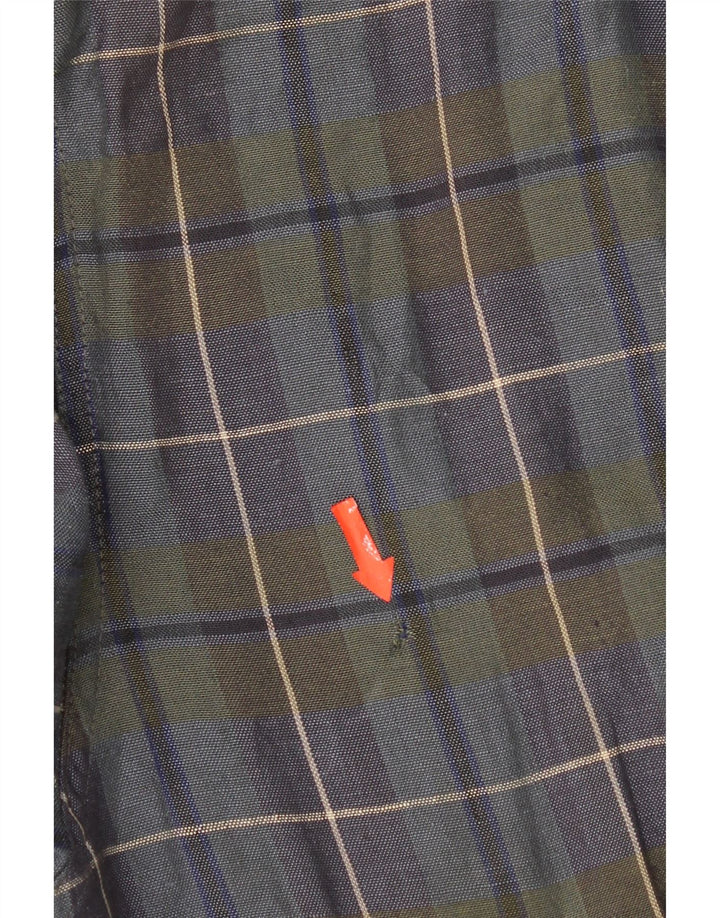 Belfe Ανδρικό μπουφάν μπουφάν UK 40 Large Navy Blue Check
