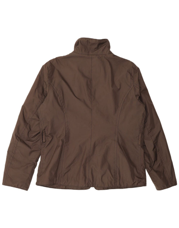 Marina Yachting Mens Utility Jacket IT 52 XL Brown Polyester