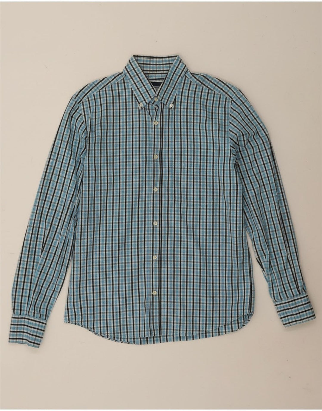 Ανδρικό πουκάμισο Sergio Tacchini, μεσαίο μπλε, βαμβακερό