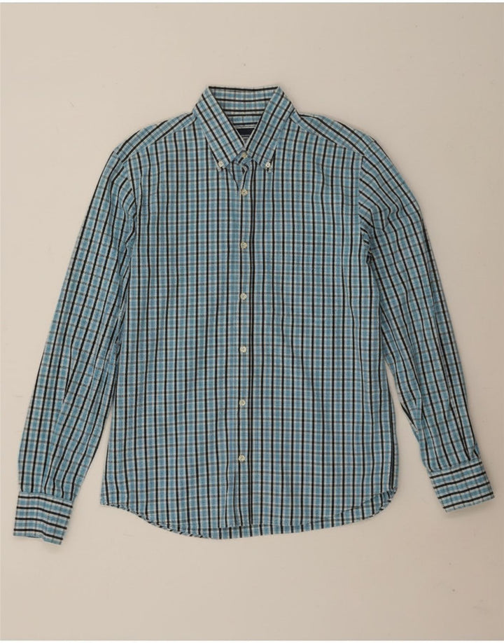 Ανδρικό πουκάμισο Sergio Tacchini, μεσαίο μπλε, βαμβακερό