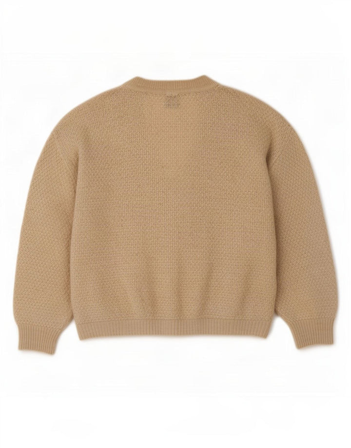 Ανδρικό πουλόβερ Think Pink Cardigan IT 48 Medium Beige Lambswool