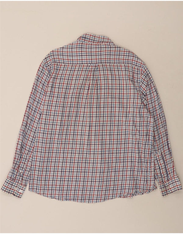 JAMES PRINGLE Ανδρικό φανελένιο πουκάμισο μεγάλο μπλε βαμβακερό