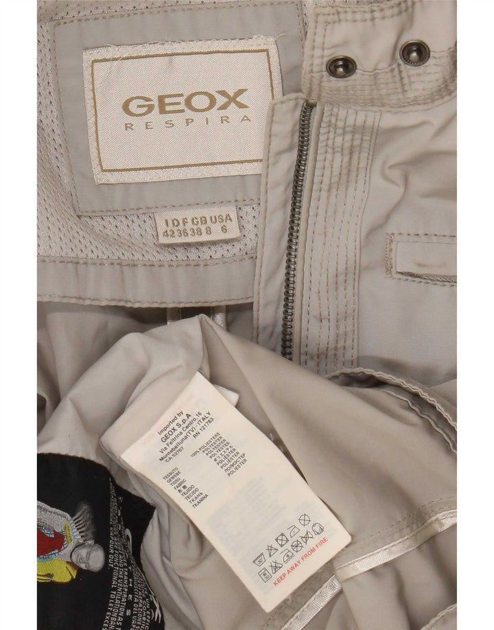Geox Γυναικείο Utility Jacket UK 8 Small Grey Polyester