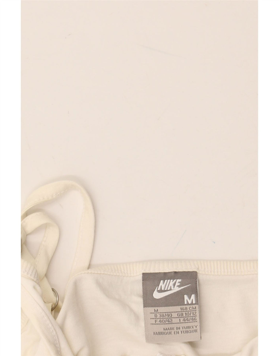 NIKE Γυναικεία Crop Graphic Cami Top UK 10/12 Medium Off White