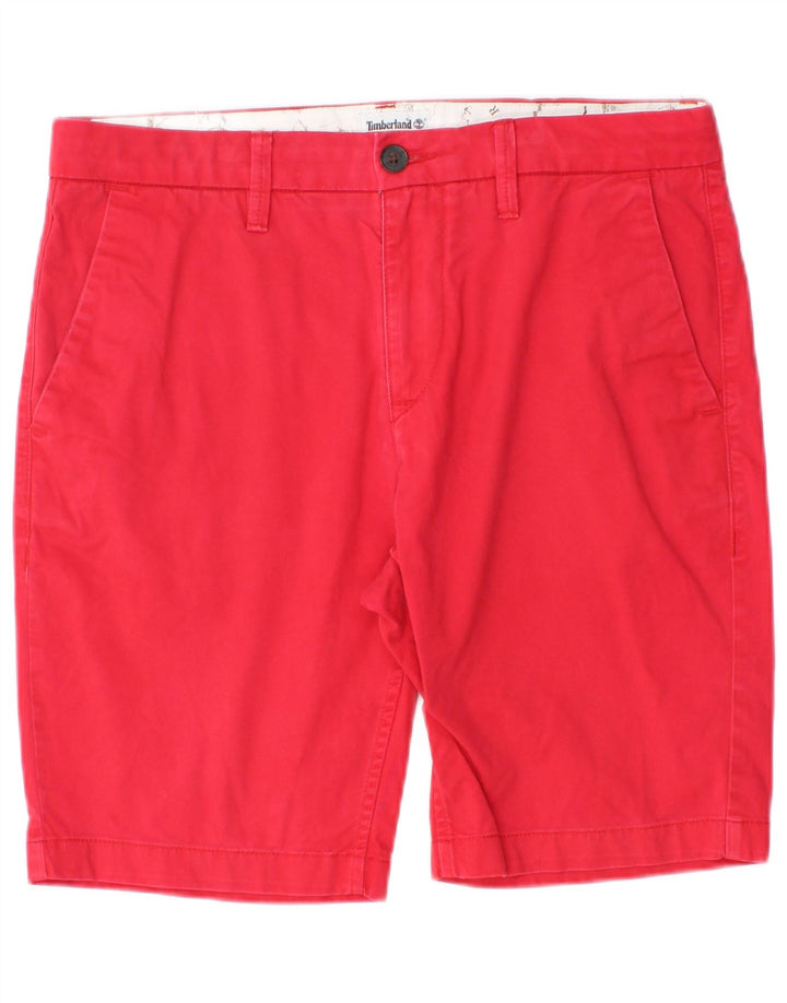 Ανδρικό σορτς Chino Timberland W31 Μεσαίο κόκκινο βαμβακερό