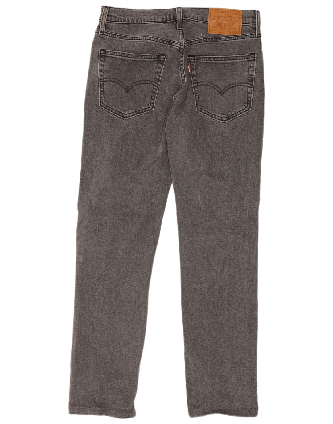 Levi's Mens 511 Slim Jeans W30 L30 Γκρι βαμβακερό
