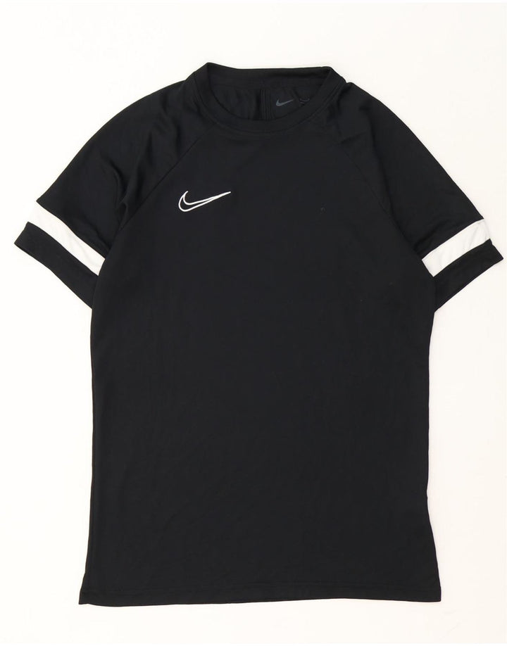 Ανδρικό T-Shirt Nike Dri Fit Τοπ μεσαίου μαύρου χρώματος πολυεστέρας